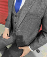 Blinder Grey 3 Piece Tweed Suit