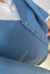 3 Piece Linen Cheltenham Blue Suit