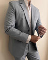 2 Piece Saint Ledger Grey Linen Suit (Pre order)