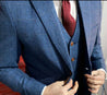 Blinder Blue Estate Herringbone Tweed 3 Piece Suit