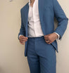 3 Piece Linen Cheltenham Blue Suit (Pre-order)