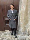 Blinder Grey Tweed Coat | Male | Winter | Autumn | Jacket | Men's | Tweed