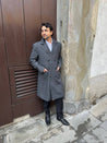 Blinder Grey Tweed Coat | Male | Winter | Autumn | Jacket | Men's | Tweed