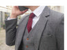 Peaky Grey Estate Herringbone Tweed 3 Piece Suit