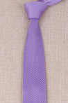 Lilac Knitted Tie