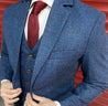 Blinder Blue Estate Herringbone Tweed 3 Piece Suit