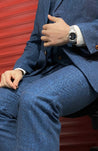 Blinder Blue Estate Herringbone Tweed 3 Piece Suit