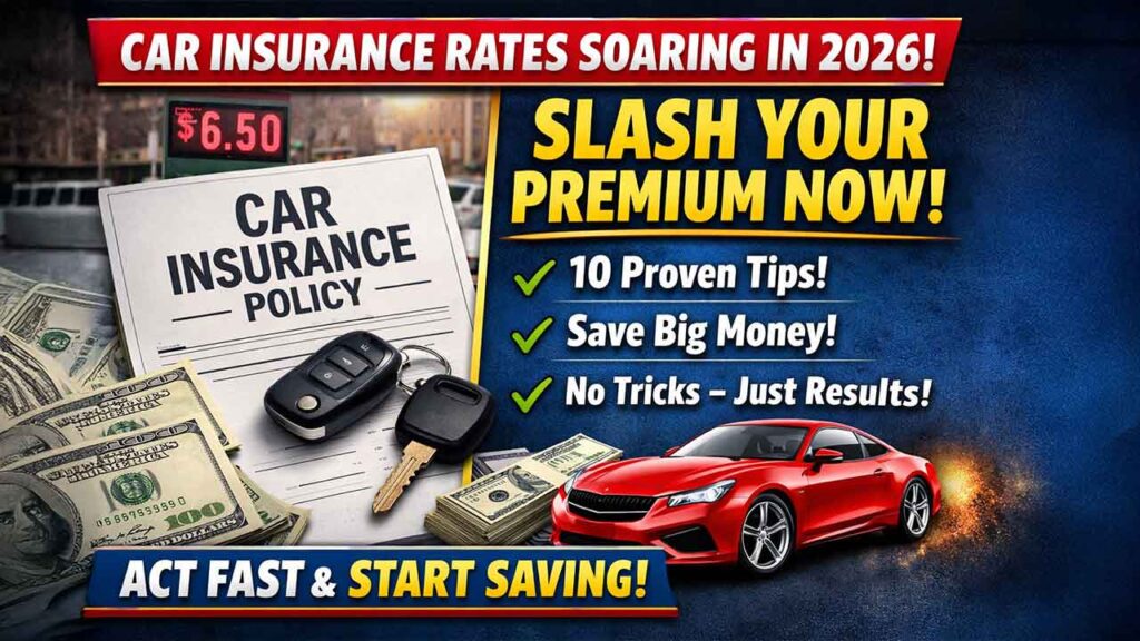 Car Insurance Rates Are Rising in 2026 — Here’s How Smart Drivers Are Cutting Their Premiums Fast